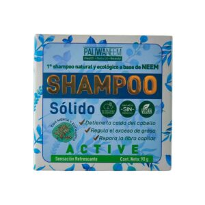 PALIWANEEM SHAMPOO SOLIDO ACTIVE CON EXTRACTO NATURAL DE NEEM