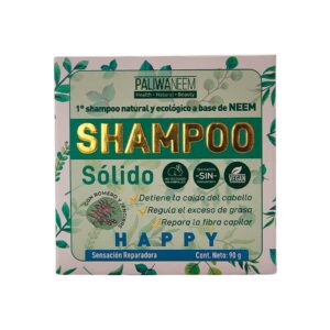 PALIWANEEM SHAMPOO SOLIDO HAPPY CON EXTRACTO NATURAL DE NEEM