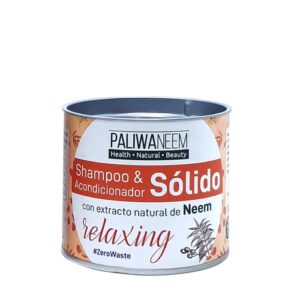 PALIWANEEM PACK SHAMPOO+ACONDICIONADOR SOLIDO CON EXTRACTO NATURAL DE NEEM RELAXIING