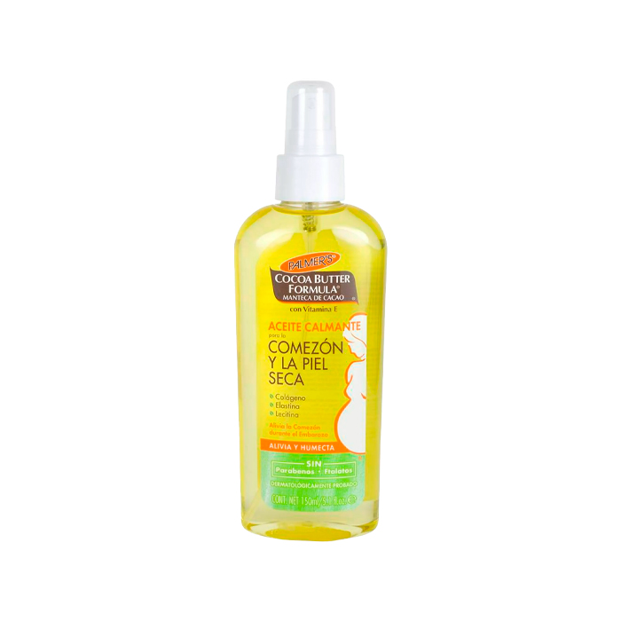 PALMERS MANTECA DE CACAO ACEITE CALMANTE PARA LA COMEZON 150 ML